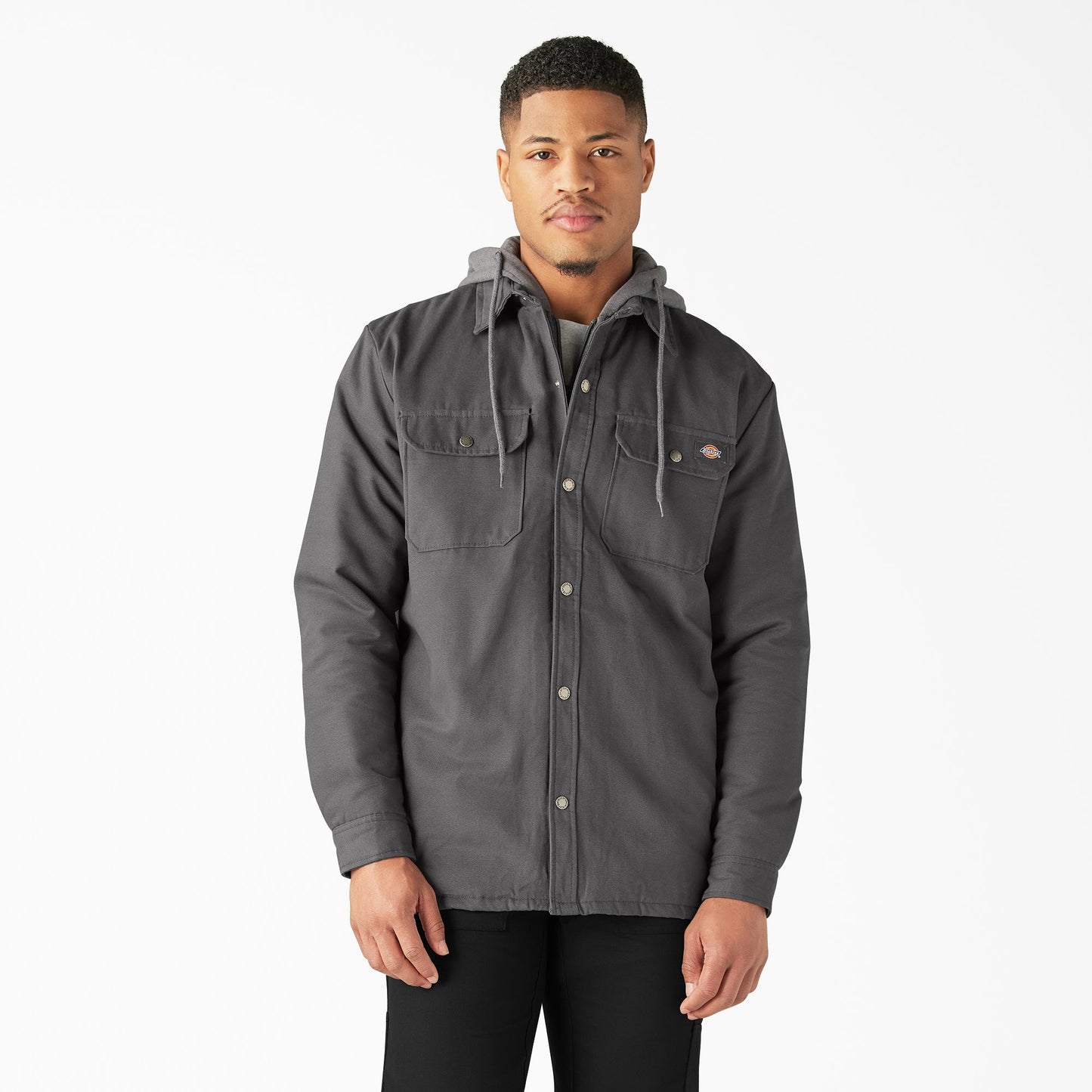 Water Repellent Duck Hooded Shirt Jacket | Dickies online shop - US 4924