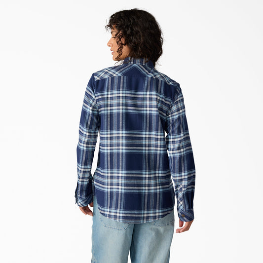 Women's Plaid Flannel Long Sleeve Shirt | Dickies sale