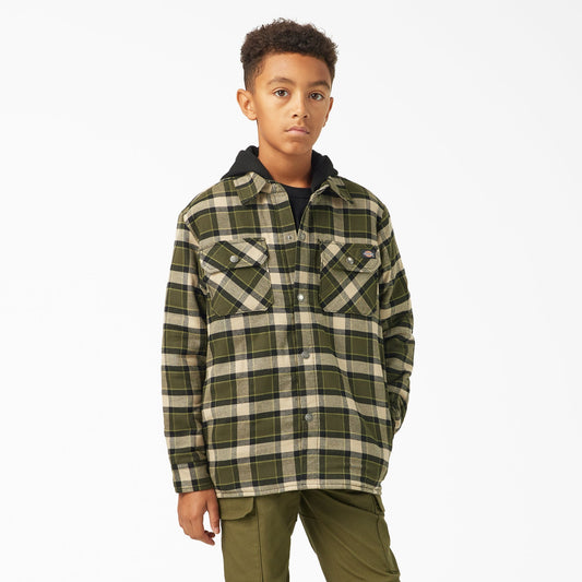 Boys’ Flannel Shirt Jacket | Dickies for sale