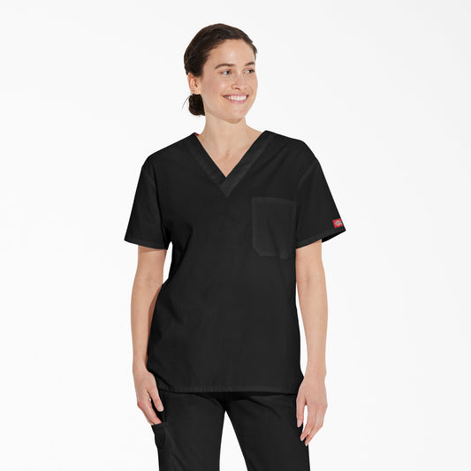 Unisex EDS Signature V-Neck Scrub Top | Dickies US