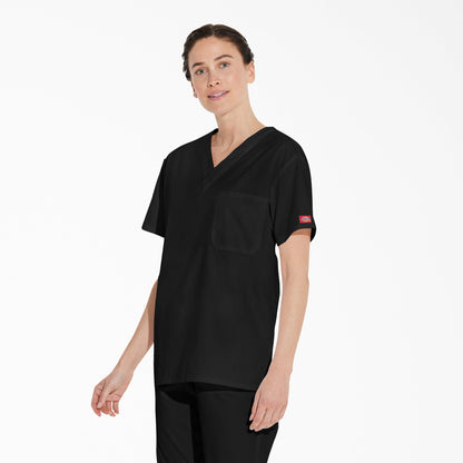 Unisex EDS Signature V-Neck Scrub Top | Dickies US