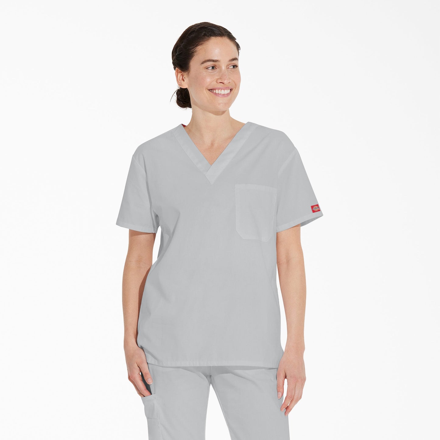 Unisex EDS Signature V-Neck Scrub Top | Dickies US - US 5744
