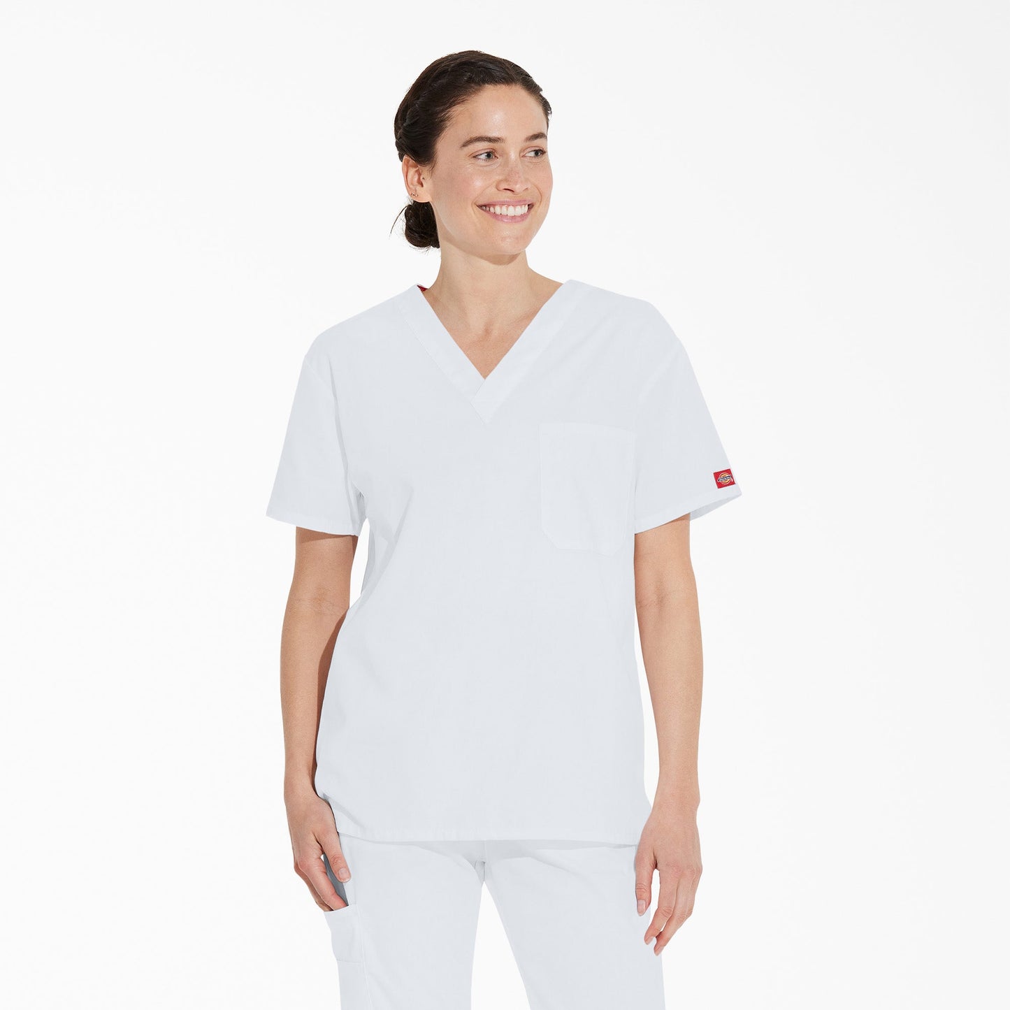 Unisex EDS Signature V-Neck Scrub Top | Dickies US - US 5744