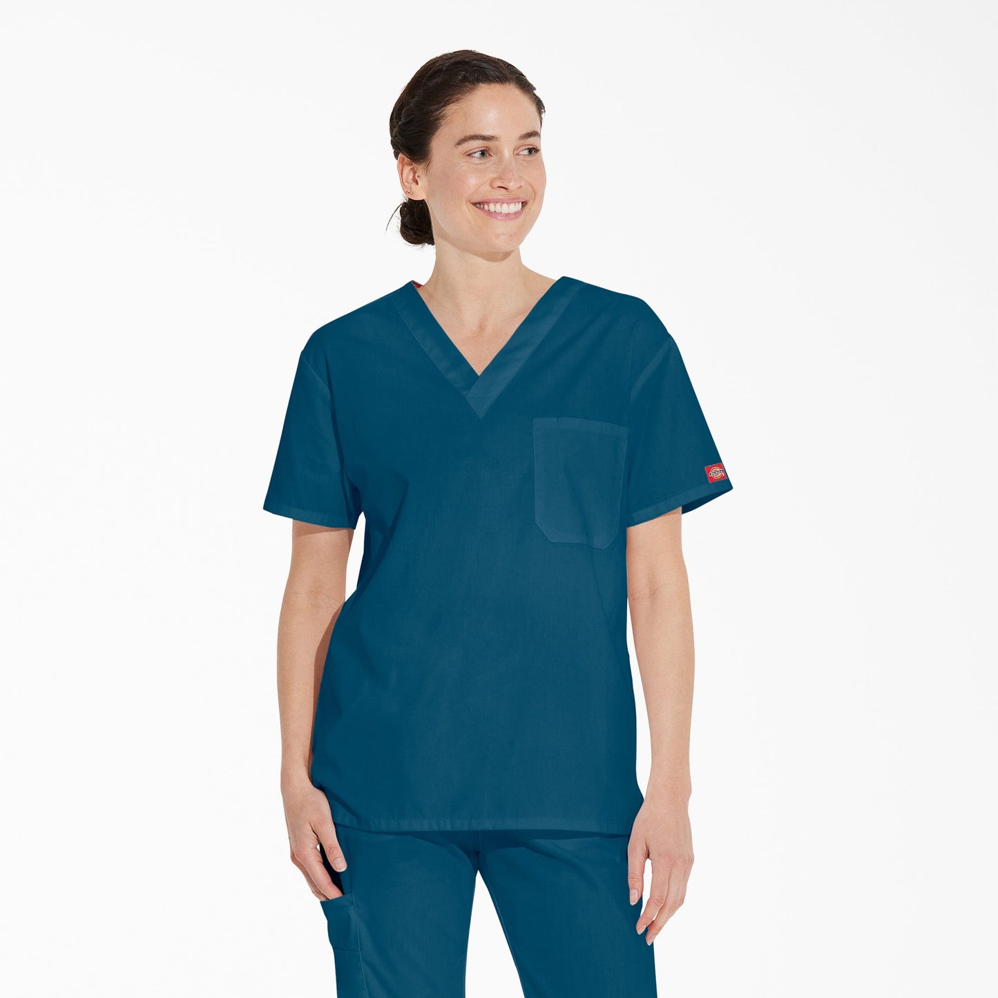 Unisex EDS Signature V-Neck Scrub Top | Dickies US - US 5744