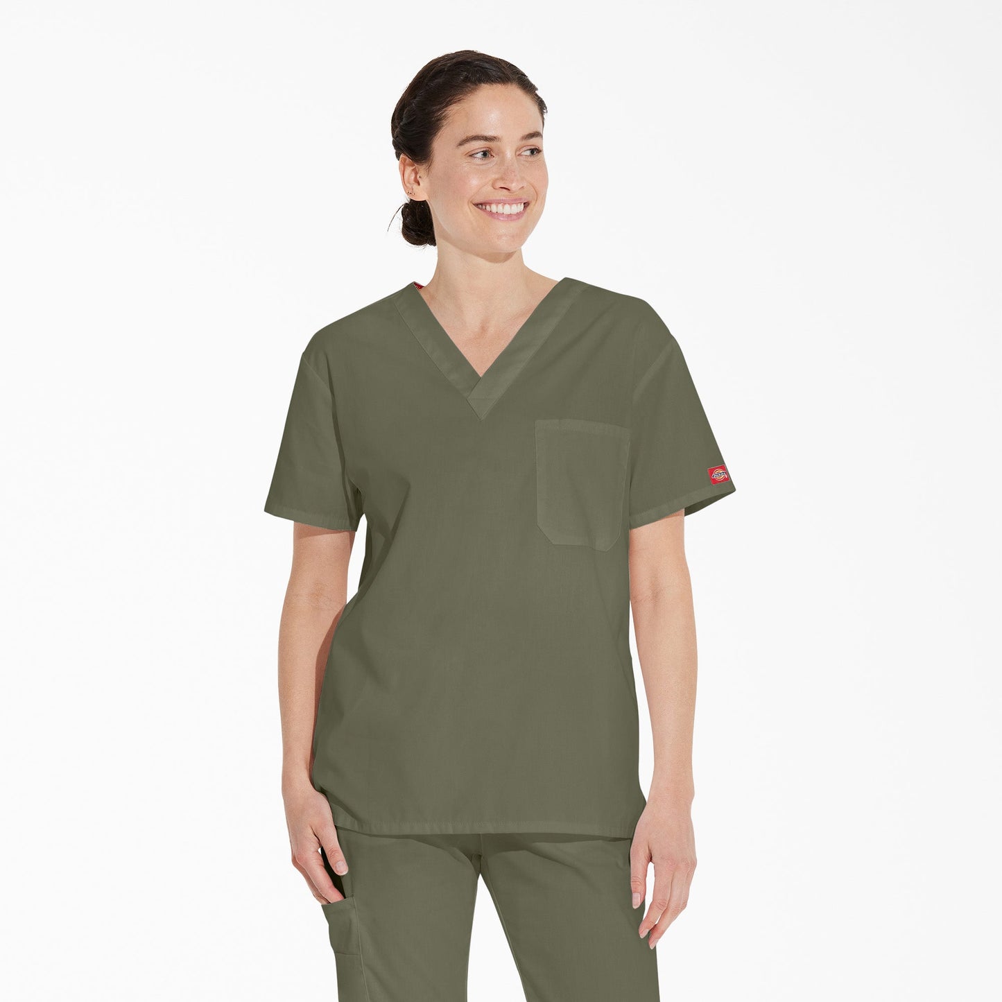 Unisex EDS Signature V-Neck Scrub Top | Dickies US - US 5744