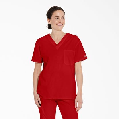 Unisex EDS Signature V-Neck Scrub Top | Dickies US - US 5744