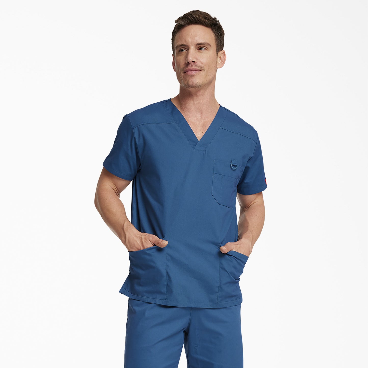 Men's EDS Signature V-Neck Scrub Top | Dickies outlet - US 1876