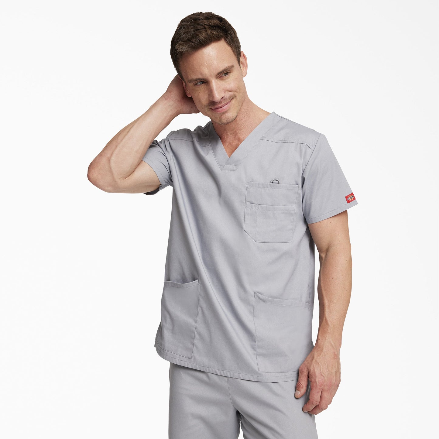 Men's EDS Signature V-Neck Scrub Top | Dickies outlet - US 1876