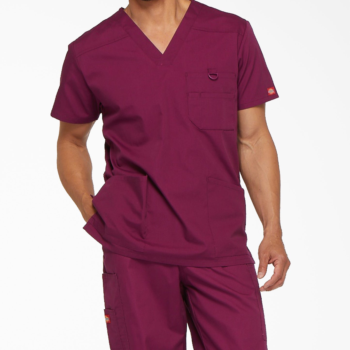 Men's EDS Signature V-Neck Scrub Top | Dickies outlet - US 1876