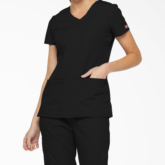 Women's EDS Signature V-Neck Scrub Top | Dickies online