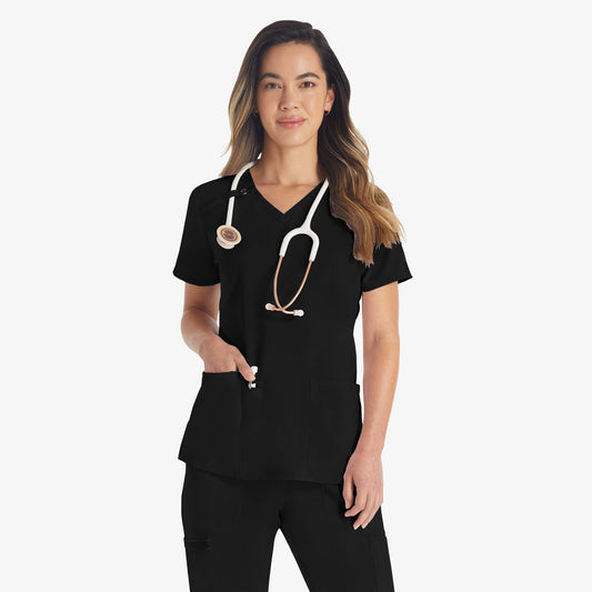 Women's EDS Essentials V-Neck Scrub Top | Dickies on sale