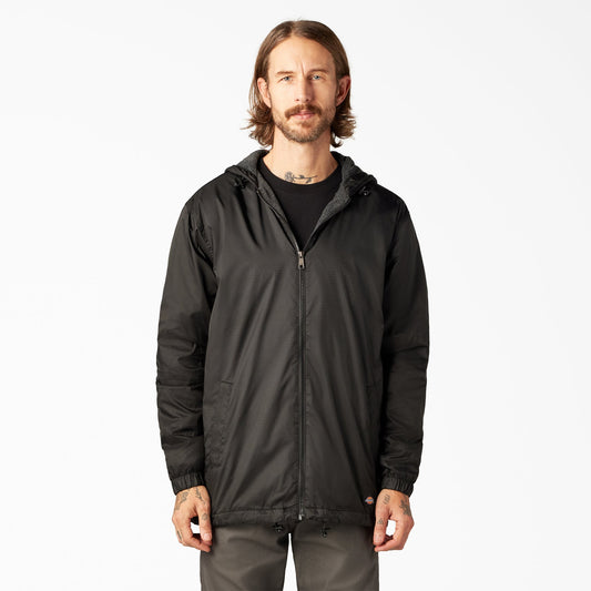 Fleece Lined Nylon Hooded Jacket | Dickies on sale