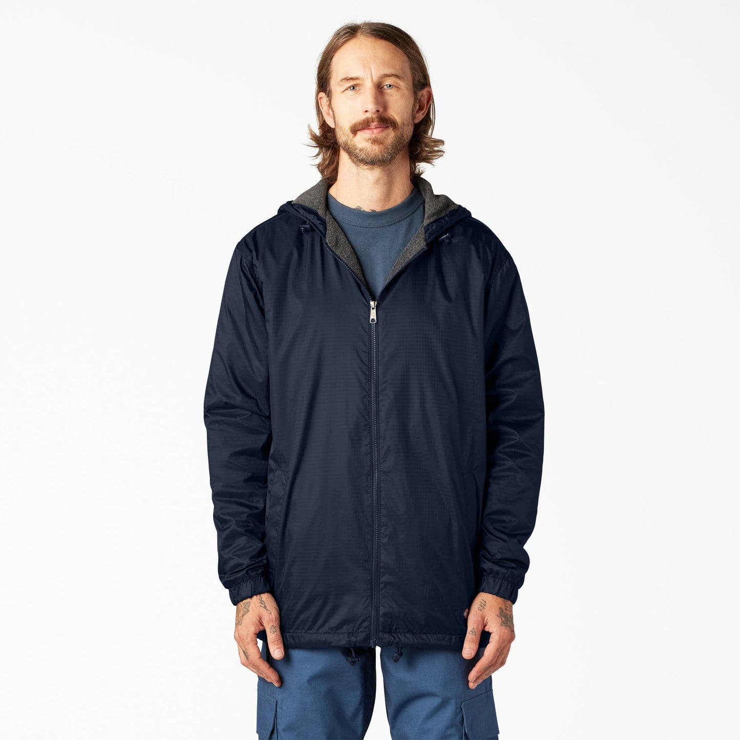 Fleece Lined Nylon Hooded Jacket | Dickies on sale - US 8890