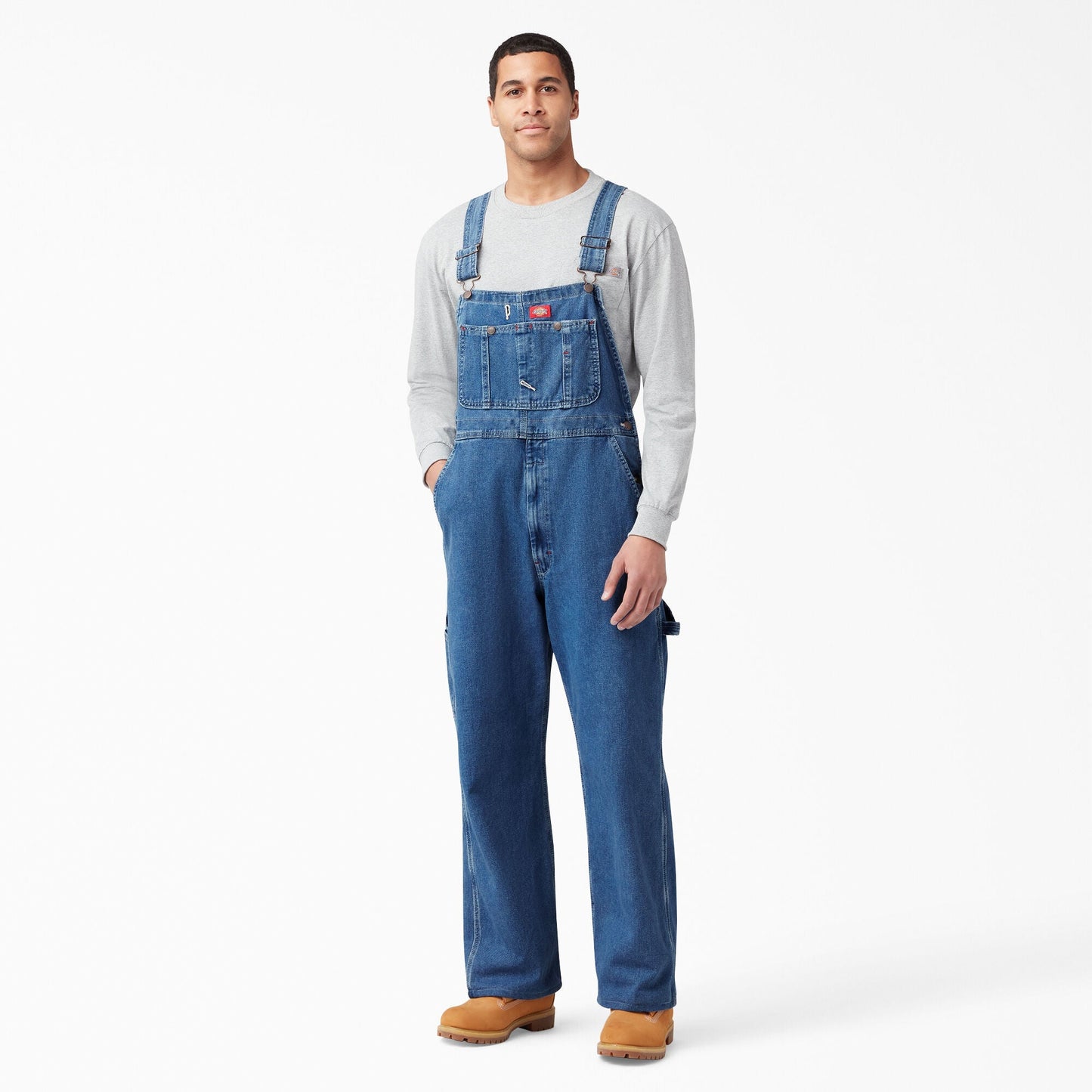 Stonewashed Indigo Bib Overalls | Dickies for sale