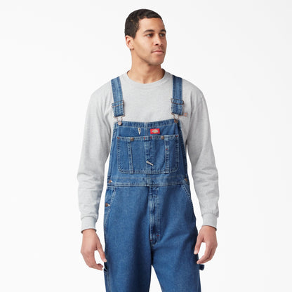 Stonewashed Indigo Bib Overalls | Dickies for sale