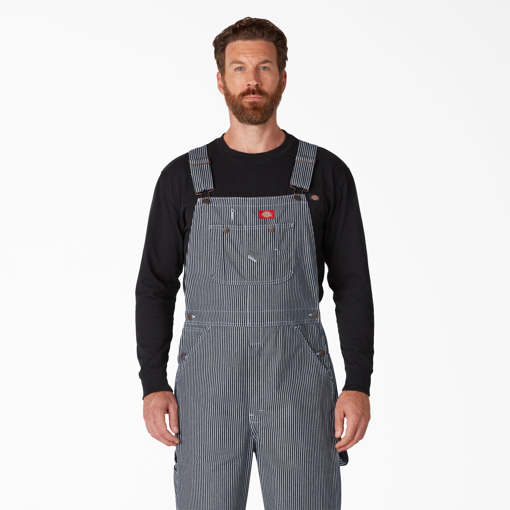 Hickory Stripe Bib Overalls | Dickies US