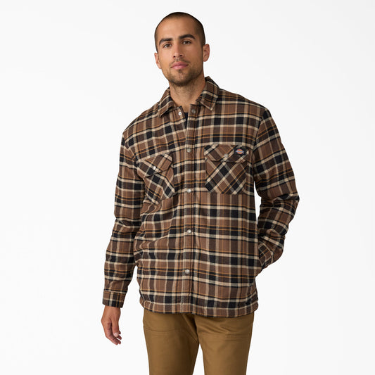 Water Repellent Fleece-Lined Flannel Shirt Jacket | Dickies online