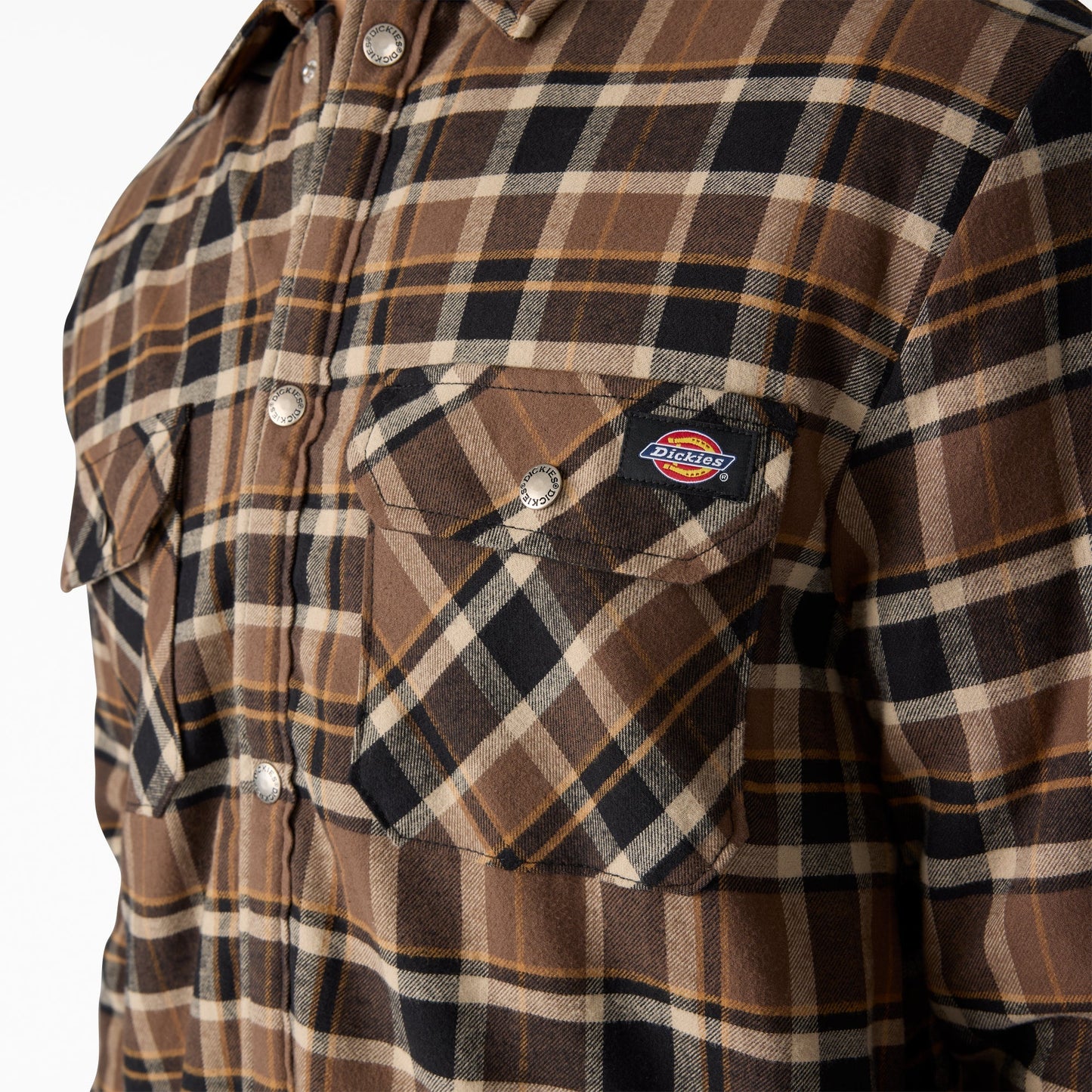 Water Repellent Fleece-Lined Flannel Shirt Jacket | Dickies online
