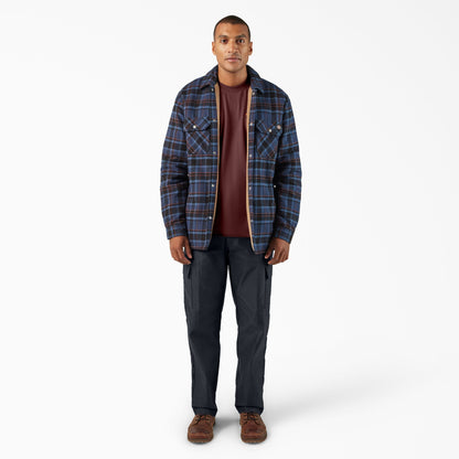 Water Repellent Fleece-Lined Flannel Shirt Jacket | Dickies sale