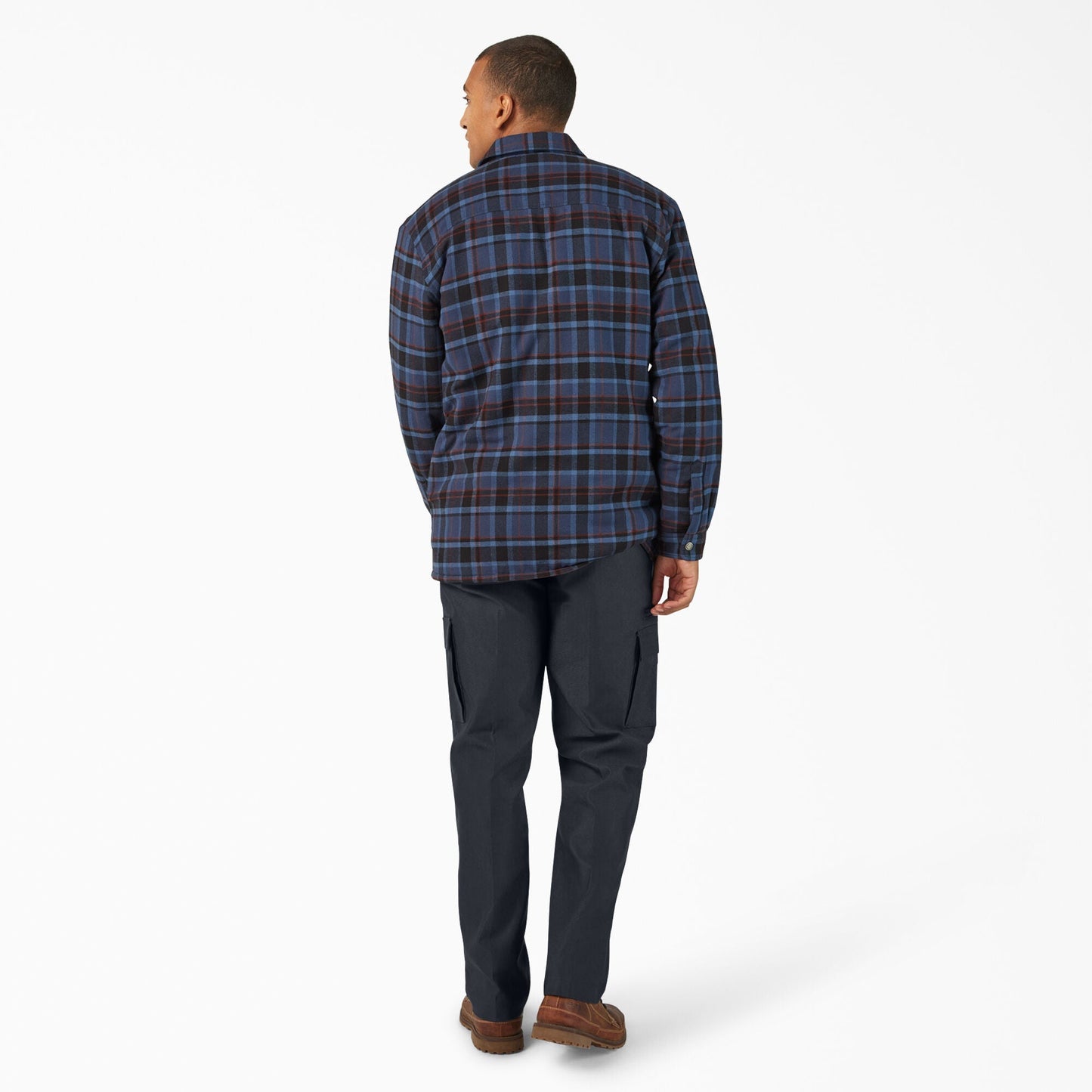 Water Repellent Fleece-Lined Flannel Shirt Jacket | Dickies sale