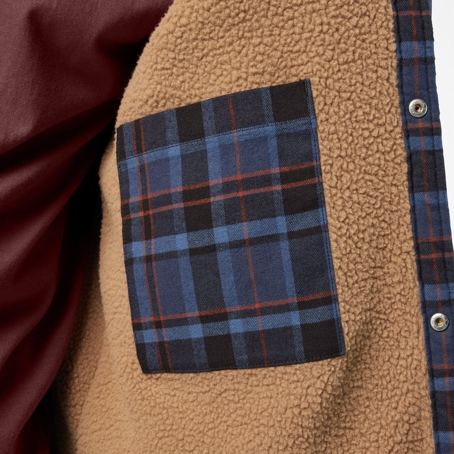 Water Repellent Fleece-Lined Flannel Shirt Jacket | Dickies sale