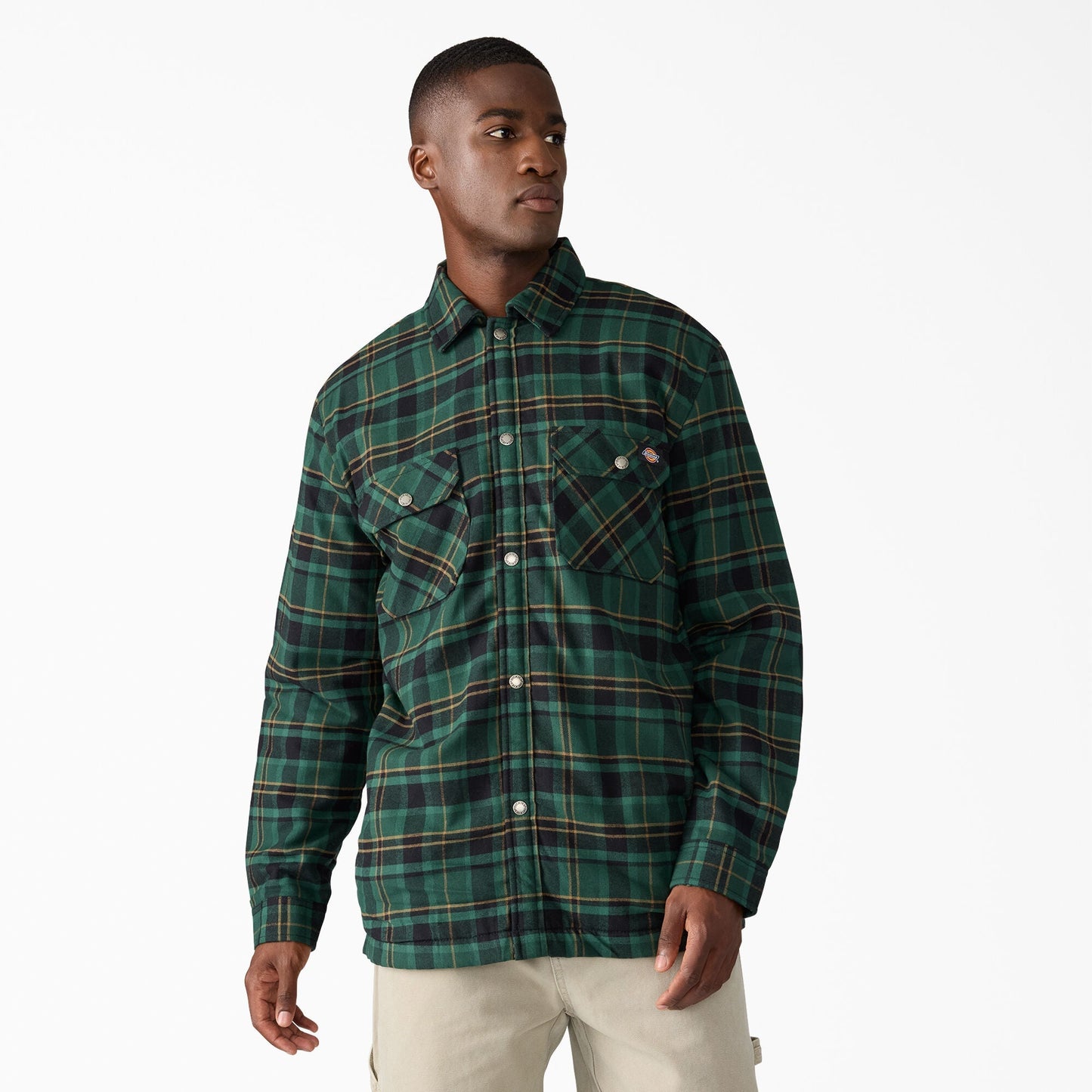 Water Repellent Fleece-Lined Flannel Shirt Jacket | Dickies sale - US 4330