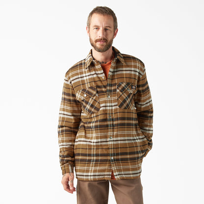 Water Repellent Fleece-Lined Flannel Shirt Jacket | Dickies sale - US 4330