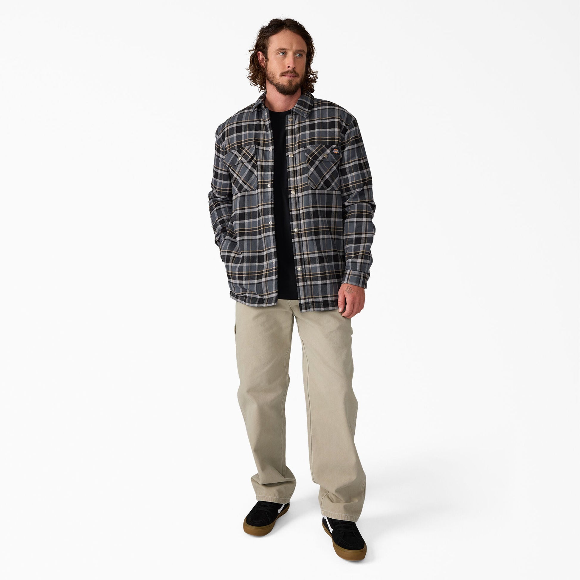 Water Repellent Fleece-Lined Flannel Shirt Jacket | Dickies near me