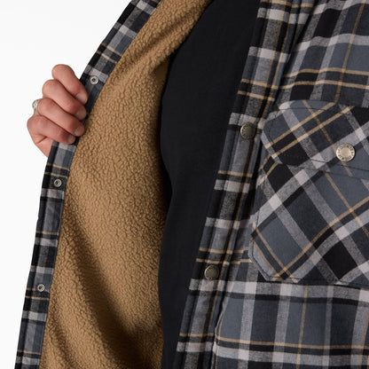 Water Repellent Fleece-Lined Flannel Shirt Jacket | Dickies near me