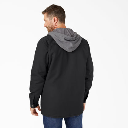 Water Repellent Duck Hooded Shirt Jacket | Dickies online shop
