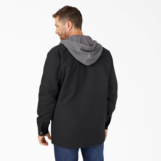 Water Repellent Duck Hooded Shirt Jacket | Dickies online shop