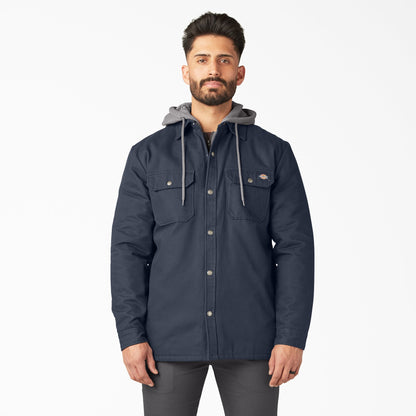 Water Repellent Duck Hooded Shirt Jacket | Dickies online shop - US 4924