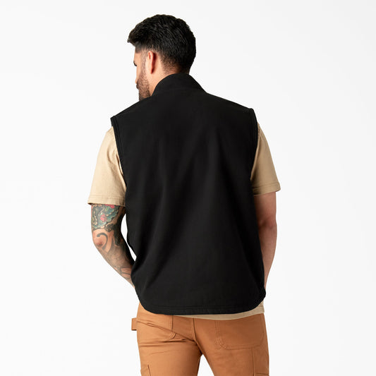 Duck Canvas High Pile Fleece Lined Vest | Dickies outlet