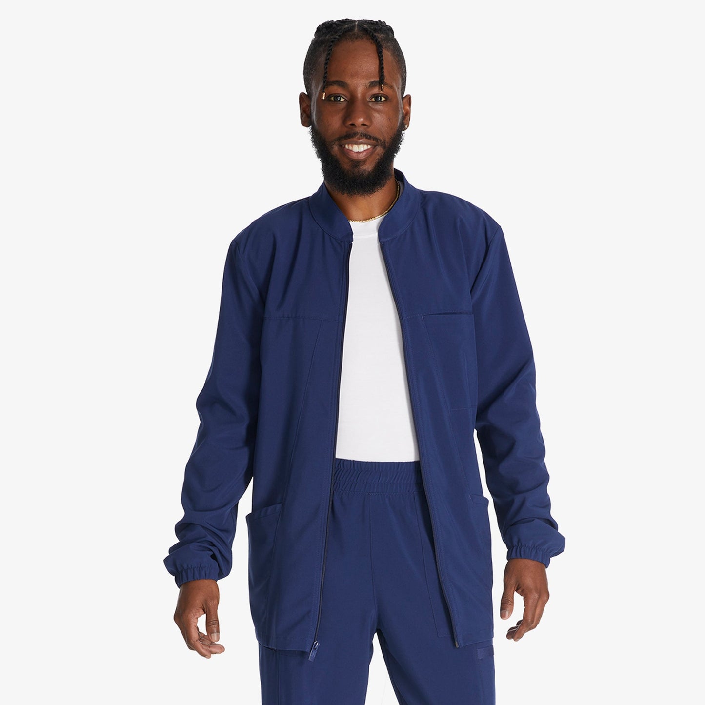 Men's EDS Essentials Zip Front Scrub Jacket | Dickies near me - US 3313