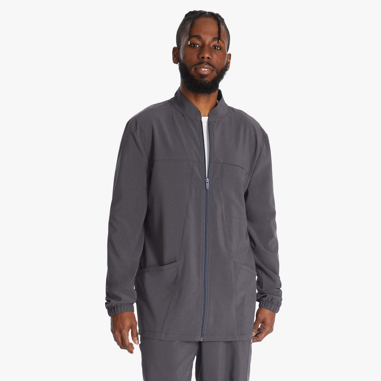 Men's EDS Essentials Zip Front Scrub Jacket | Dickies near me - US 3313