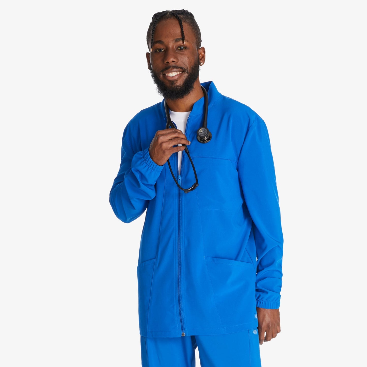Men's EDS Essentials Zip Front Scrub Jacket | Dickies near me - US 3313