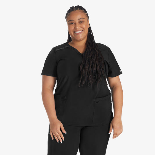 Women's EDS Essentials Mock Wrap Scrub Top | Dickies for sale