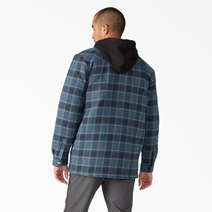 Water Repellent Flannel Hooded Shirt Jacket | Dickies discount