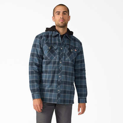 Water Repellent Flannel Hooded Shirt Jacket | Dickies discount - US 1332