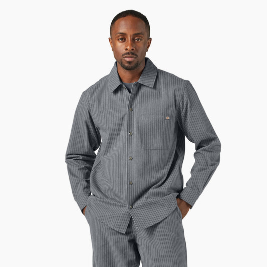 Lima Pinstripe Button-Up Shirt | Dickies US